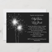 Uitnodiging 2 voor een Sparkler Wedding (Voorkant)