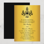 Uitnodiging 2 voor grote weddenschappen (goud en z (Voorkant / Achterkant)