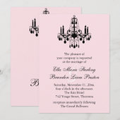 Uitnodiging 2 voor grote weddenschappen (roze) (Voorkant / Achterkant)