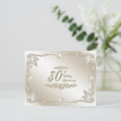 Uitnodiging 30-jarig huwelijksfeest (Staand voorkant)