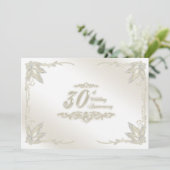 Uitnodiging 30-jarig huwelijksfeest (Staand voorkant)