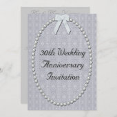 Uitnodiging 30-jarig huwelijksjubileum (Voorkant / Achterkant)