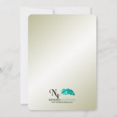 Uitnodiging 30-jarig huwelijksjubileum Gold Pearl (Achterkant)