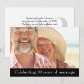 Uitnodiging 30-jarig jubileumfeest (Voorkant / Achterkant)