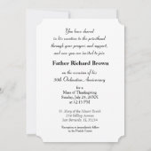 Uitnodiging 30e ordinatie Jubileum, kruis kan (Achterkant)