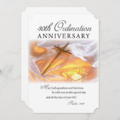 Uitnodiging 30e ordinatie Jubileum, kruis kan (Voorkant / Achterkant)