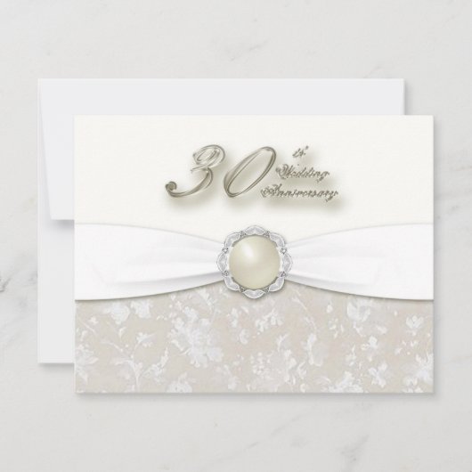 Uitnodiging 30e trouwdag (Voorkant)