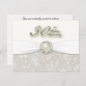 Uitnodiging 30e trouwdag (Voorkant / Achterkant)