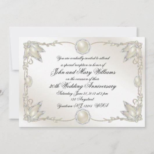 Uitnodiging 30e trouwdag (Achterkant)