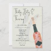 UITNODIGING 30E VERJAARDAG! DERTIG, FLIRTEND EN PR (Voorkant)