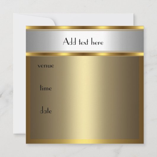 Uitnodiging 30e verjaardag Pink White Gold (Achterkant)