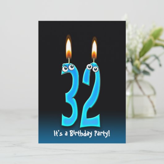 Uitnodiging 32e verpartij (Staand voorkant)