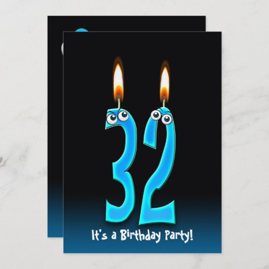 Uitnodiging 32e verpartij (Voorkant / Achterkant)