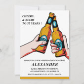 Uitnodiging 33ste verjaardag Proost en Bier Mannen (Voorkant)