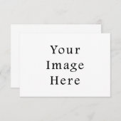 Uitnodiging 3.5 X 5 Landschap -  (Voorkant / Achterkant)