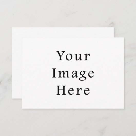 Uitnodiging 3.5 X 5 Landschap -  (Voorkant / Achterkant)