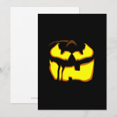 Uitnodiging 3 van de partij Halloween (Voorkant / Achterkant)