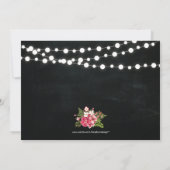 Uitnodiging 40-jarig huwelijksjubileum op krijtbor (Achterkant)