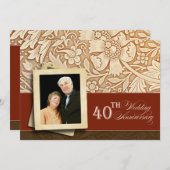 Uitnodiging 40-jarig jubileum (Voorkant / Achterkant)