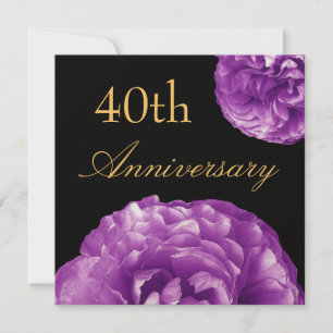 Uitnodiging 40-jarig jubileum - PURPEREN Rozen