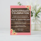 Uitnodiging 40-jarig jubileumfeest (Staand voorkant)