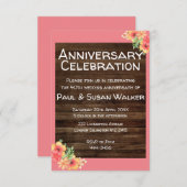 Uitnodiging 40-jarig jubileumfeest (Voorkant / Achterkant)