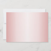 Uitnodiging 40e verjaardagsfeestje, retro roos gou (Achterkant)