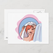 Uitnodiging 42 van het huwelijk (Voorkant / Achterkant)