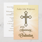 Uitnodiging, 45e Jubileum van Orde Kaart (Voorkant / Achterkant)