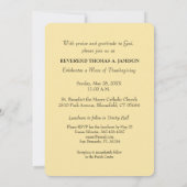 Uitnodiging 45th Ordination Jubileum, Cross, can (Achterkant)