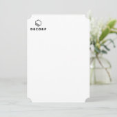 Uitnodiging 4,5 x 6,25 inch (Staand voorkant)