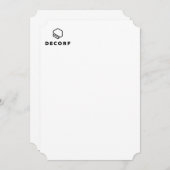 Uitnodiging 4,5 x 6,25 inch (Voorkant / Achterkant)