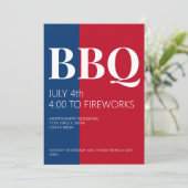 Uitnodiging 4 juli BBQ-feest (Staand voorkant)