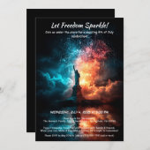 Uitnodiging 4 juli - Vrijheidsbeeld (Voorkant / Achterkant)