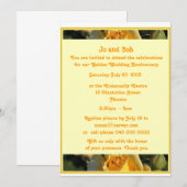 Uitnodiging 50-jarig huwelijksjubileum (Voorkant / Achterkant)