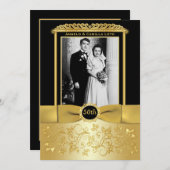 Uitnodiging 50-jarig huwelijksjubileum (Voorkant / Achterkant)