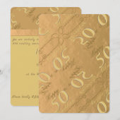 Uitnodiging 50-jarig huwelijksjubileum (Voorkant / Achterkant)