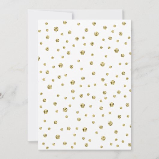 Uitnodiging 50-jarig huwelijksjubileum - Goud & Wi (Achterkant)