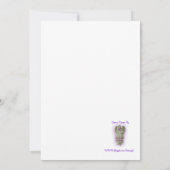 Uitnodiging 50-jarig huwelijksjubileum gouden dama (Achterkant)