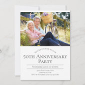 Uitnodiging 50-jarig jubileum met foto (Voorkant)