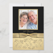 Uitnodiging 50-jarig jubileum met foto-inzet (Voorkant)