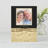 Uitnodiging 50-jarig jubileum met foto-inzet (Staand voorkant)