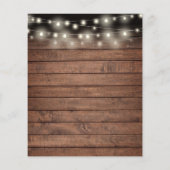 Uitnodiging 50-jarig jubileum rustieke gouden hart (Achterkant)