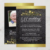 Uitnodiging 50-jarig jubileumfeest (Voorkant / Achterkant)