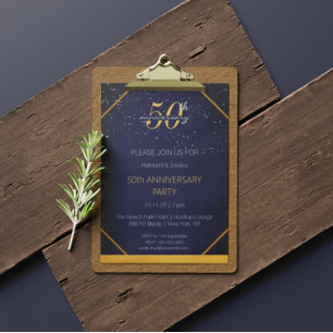 Uitnodiging 50-jarig jubileumfeest