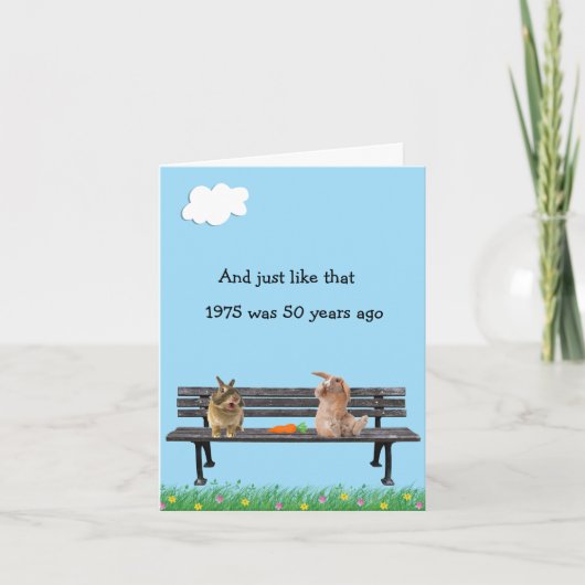 Uitnodiging 50-jarig jubileumreünie (Voorkant)