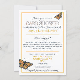 Uitnodiging 50e verjaardag kaartenshowersoproep