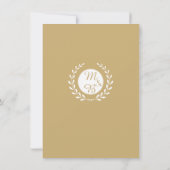 Uitnodiging 50ste huwelijksverjaardag (Achterkant)