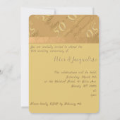 Uitnodiging 50ste huwelijksverjaardag (Achterkant)