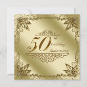 Uitnodiging 50ste trouwdag (Voorkant)
